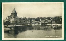 Ouchy, Hôtel du Château et le Port, ungelaufen, ca. 1915