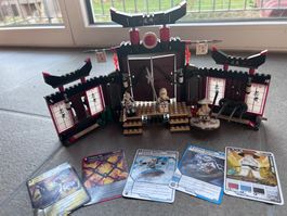 Lego Ninjago Temple avec personnages bon état