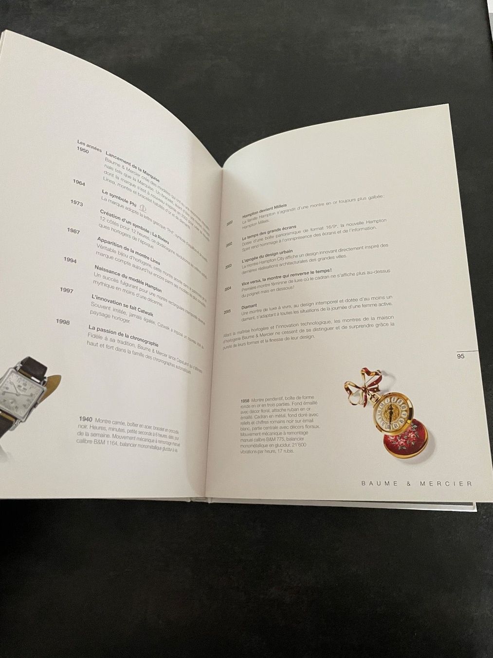 Bücher: Livre Catalogue Baume & Mercier 2006 – Gebraucht aus Vallamand von Bricbracbroc82 8