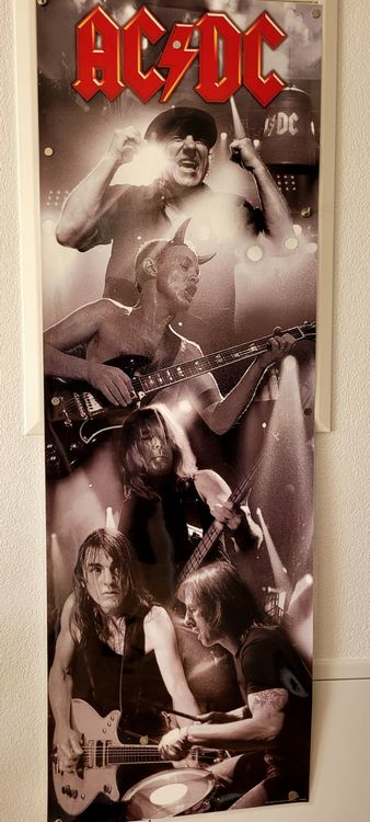 Poster Plakat AC/DC aus Kunststoff 53 x 158 cm, Einzelstück! (Gebraucht ...