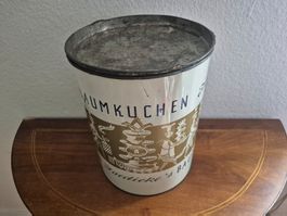 Alte Jaedicke Baumkuchen Blechdose Vintage Reklame Blech