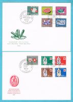 2 FDC Pro Patria 1957+1959 ohne Adresse ! Ab Fr.1!