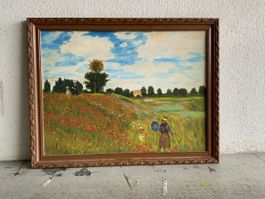Monet, Ölgemälde inkl. Rahmen: B 90 cm H 70 cm, pick up