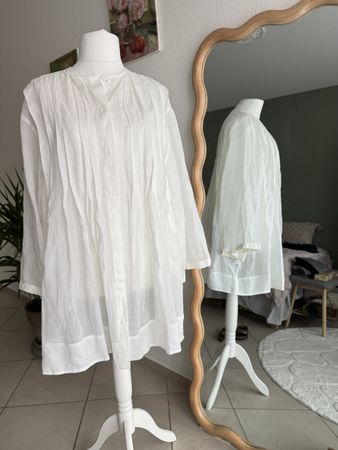 Weite Bluse weiss