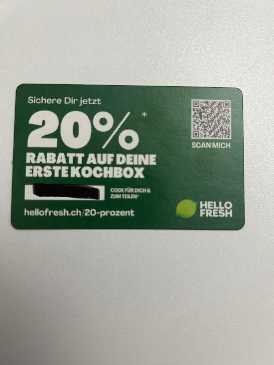 Buoni: Hello Fresh 20% Rabatt-Gutschein – Nuovo e nell'imballaggio originale da Burgdorf venduto da MCSchweizer88
