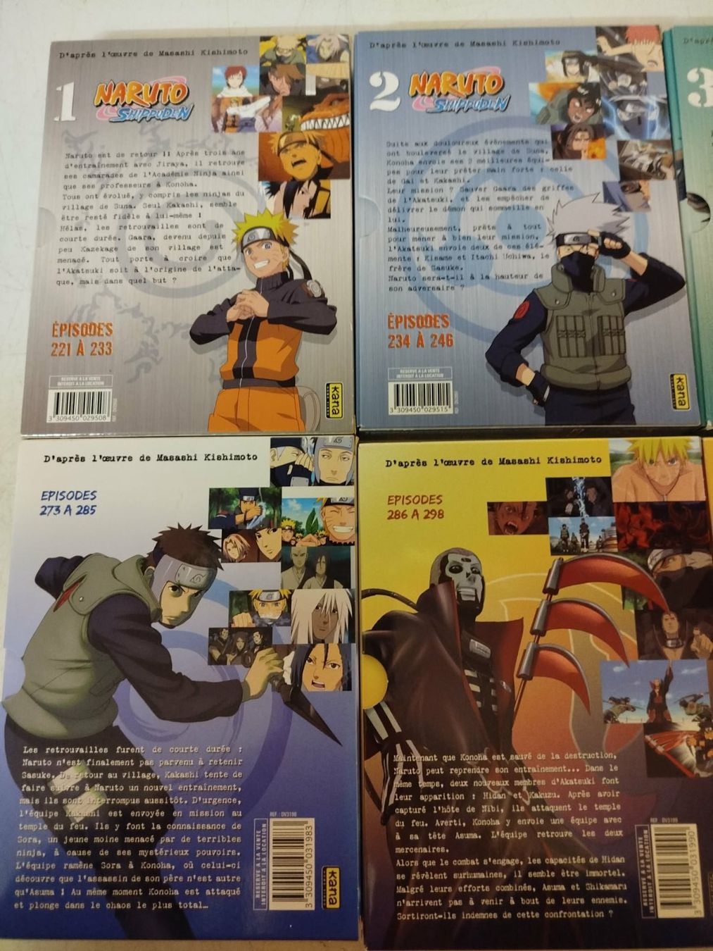 Tutti i DVDs: Dvd  Naruto Shippuden  1-8 – Usato da La Chaux-de-Fonds venduto da Emmaus2300CDF 6
