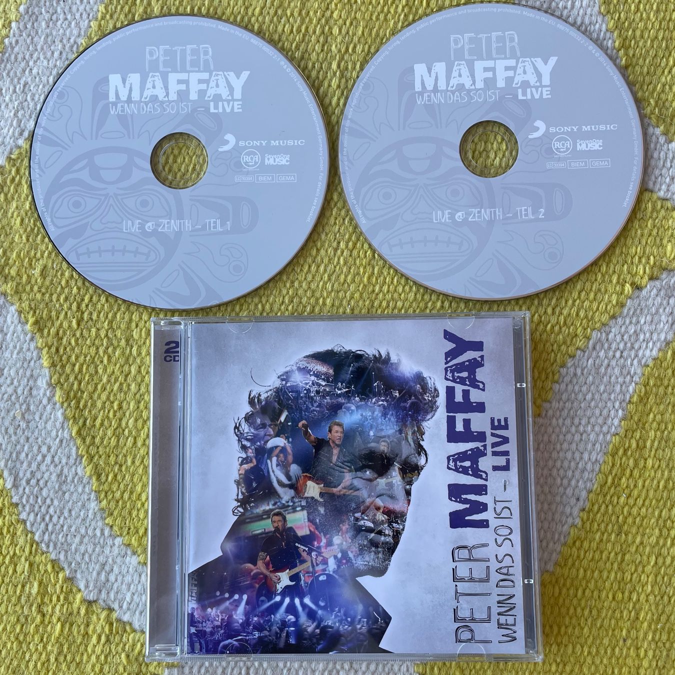 CD: PETER MAFFAY-2CD WENN DAS SO IST-LIVE – Usato da Rorschacherberg venduto da CD-Roli