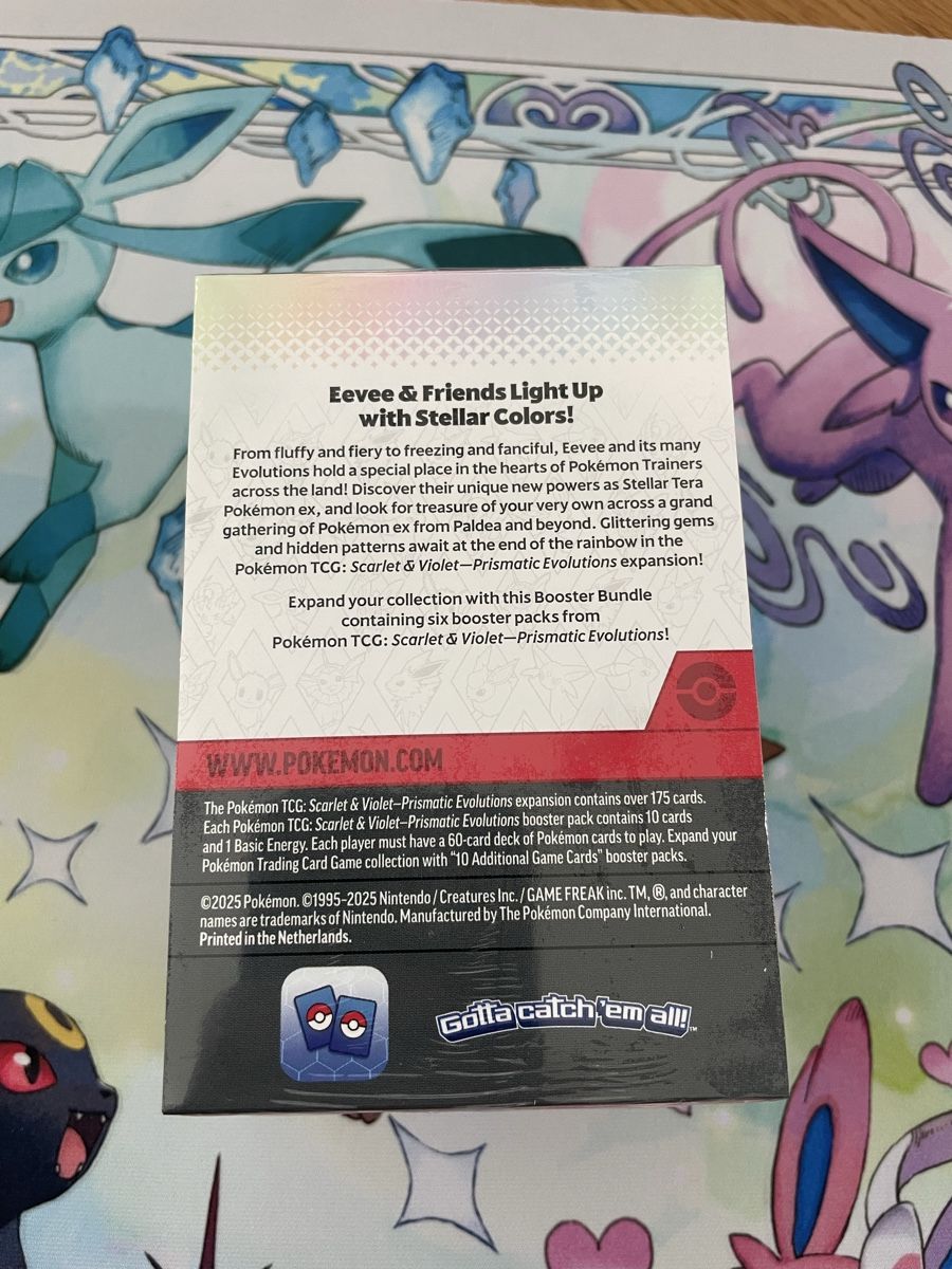 Pokémon Cartes à collectionner: Pokemon Prismatic Evolutions Booster Bundle EN – Neuf avec emballage d'origine à Wallisellen par ale_v9vd 1