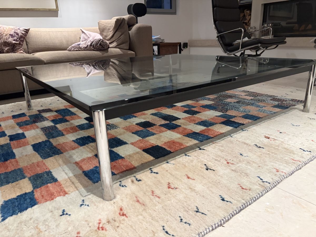 Tavoli: Couchtisch Glas Chrom LC10 Le Corbusier  – Usato da Rheinfelden venduto da fio_2kpc 1