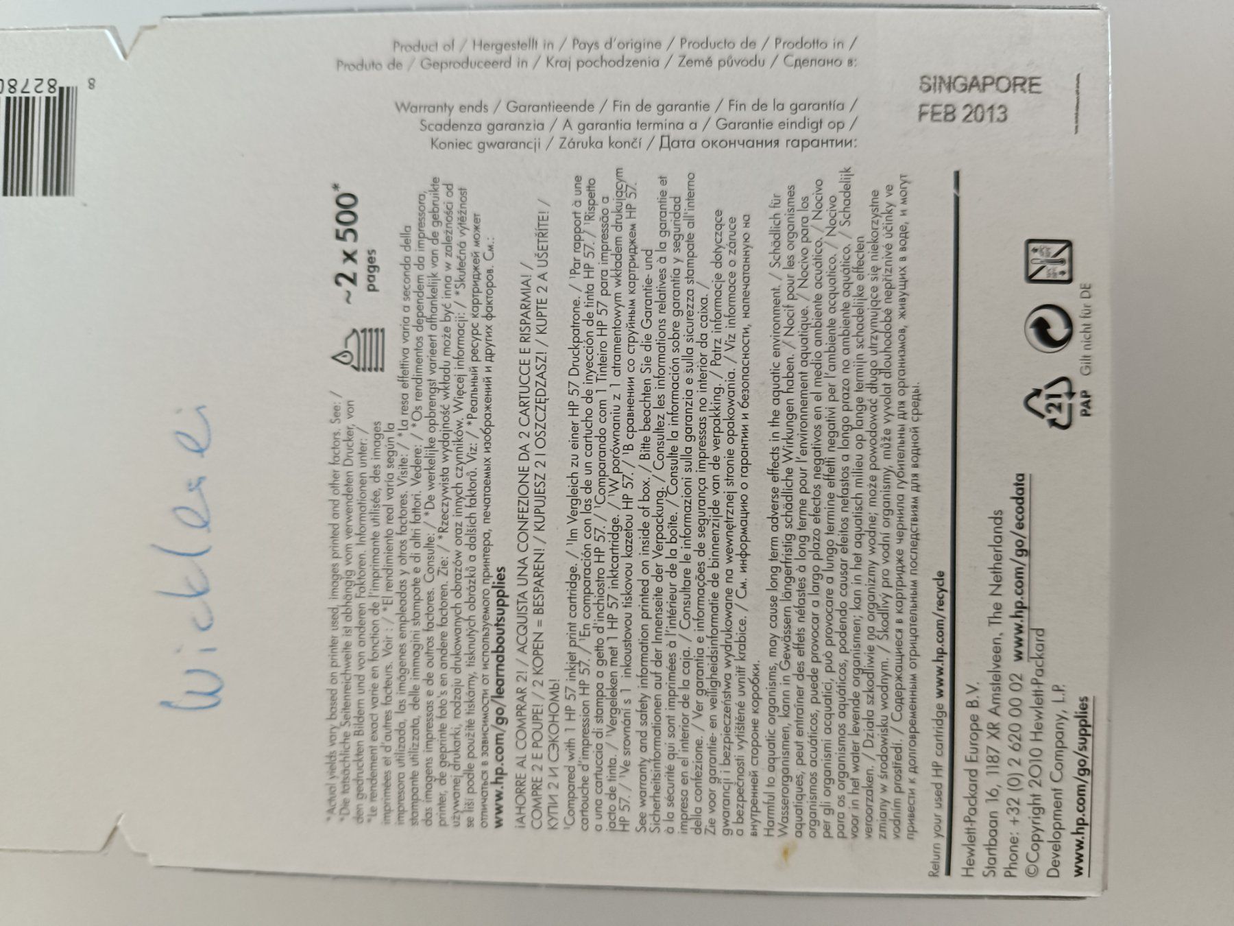 Hewlett Packard Cartucce per stampanti & toner: Druckerpatronen 56/57 – Nuovo (secondo la descrizione) da Schüpfen venduto da luc_kry6 2