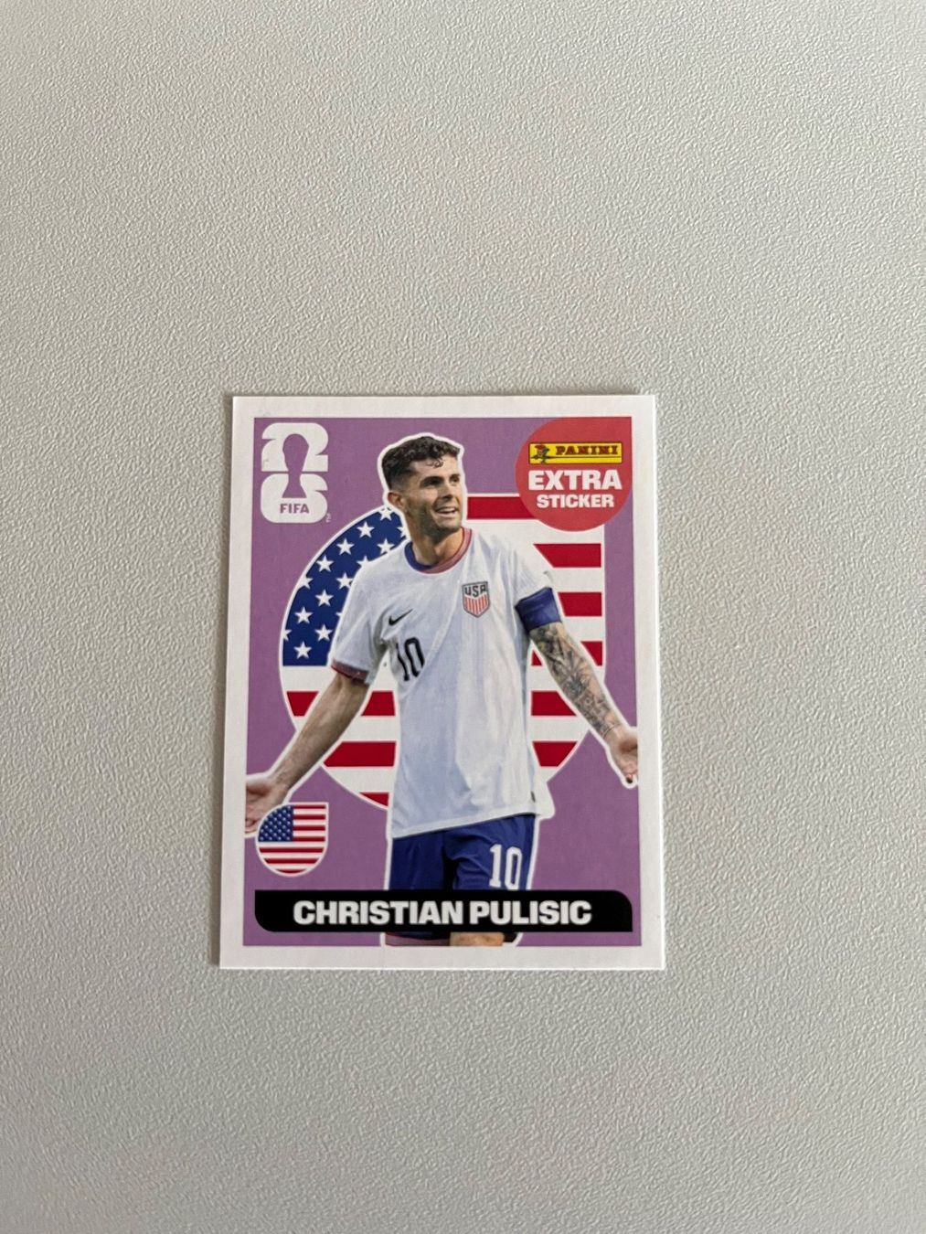 Panini Carte collezionabili: Panini Extra Sticker Christian Pulisic Lila – Usato da Walchwil venduto da Dave1023