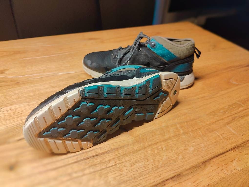 Timberland Scarpe da uomo: Sneakers Timberland A43RU - Taille 40 - Gris/Turquoise – Usato da Pâquier-Montbarry venduto da joris.blanc 3