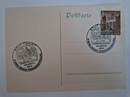 Deutsches Reich Postkarte Briefmarke 1941