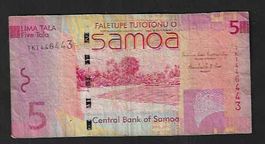 Samoa  5  Tala  Gebraucht