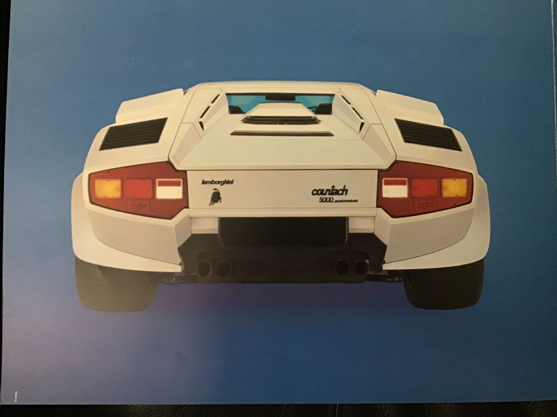 Lamborghini Dokumente: Lamborghini Countach LP 5000 quattrovalvole Prospekt 6 S. – Gebraucht aus Scherzingen von Starseller62 1