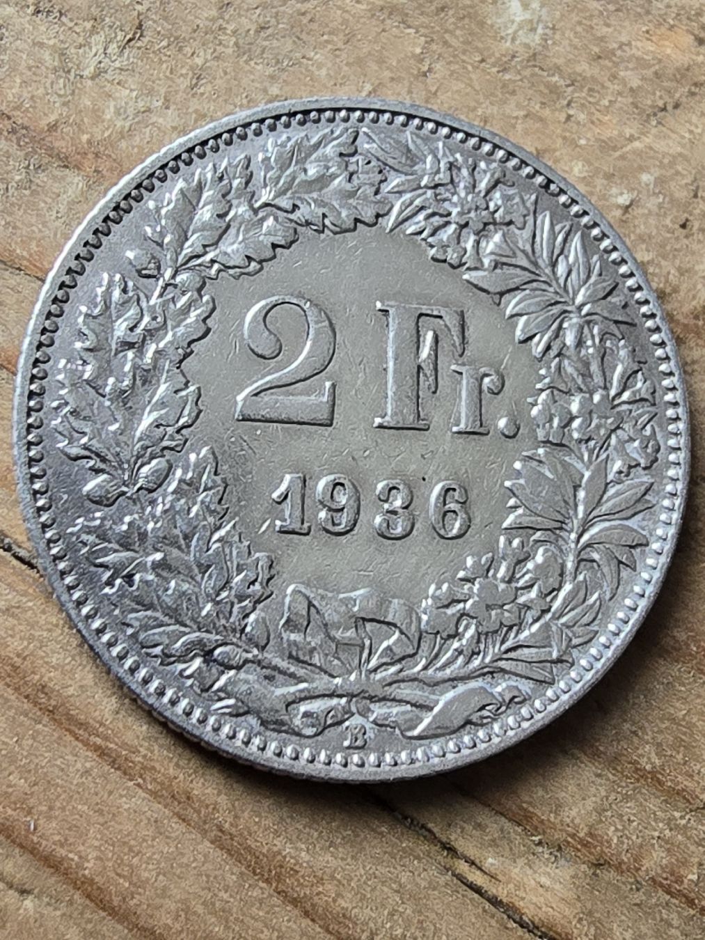 Toutes les monnaies: 2 Franken Silbermünzen 1936   2 Stk. – D'occasion à Pfäffikon SZ par 26.4.14.17.25 1