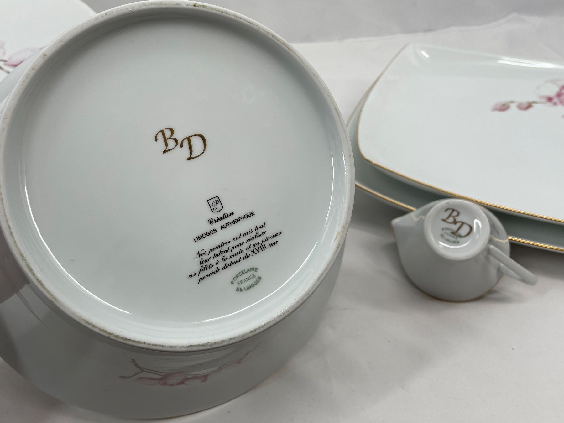Set di piatti: LIMOGES set de vaisselle – Usato da Lausanne venduto da PlusValue_Lausanne 6