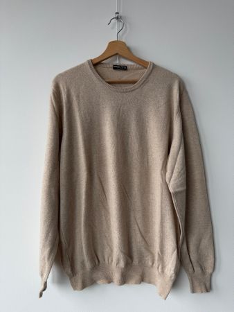 Bongenie Grieder 100% Kaschmir Pullover, Gr. 56, Beige