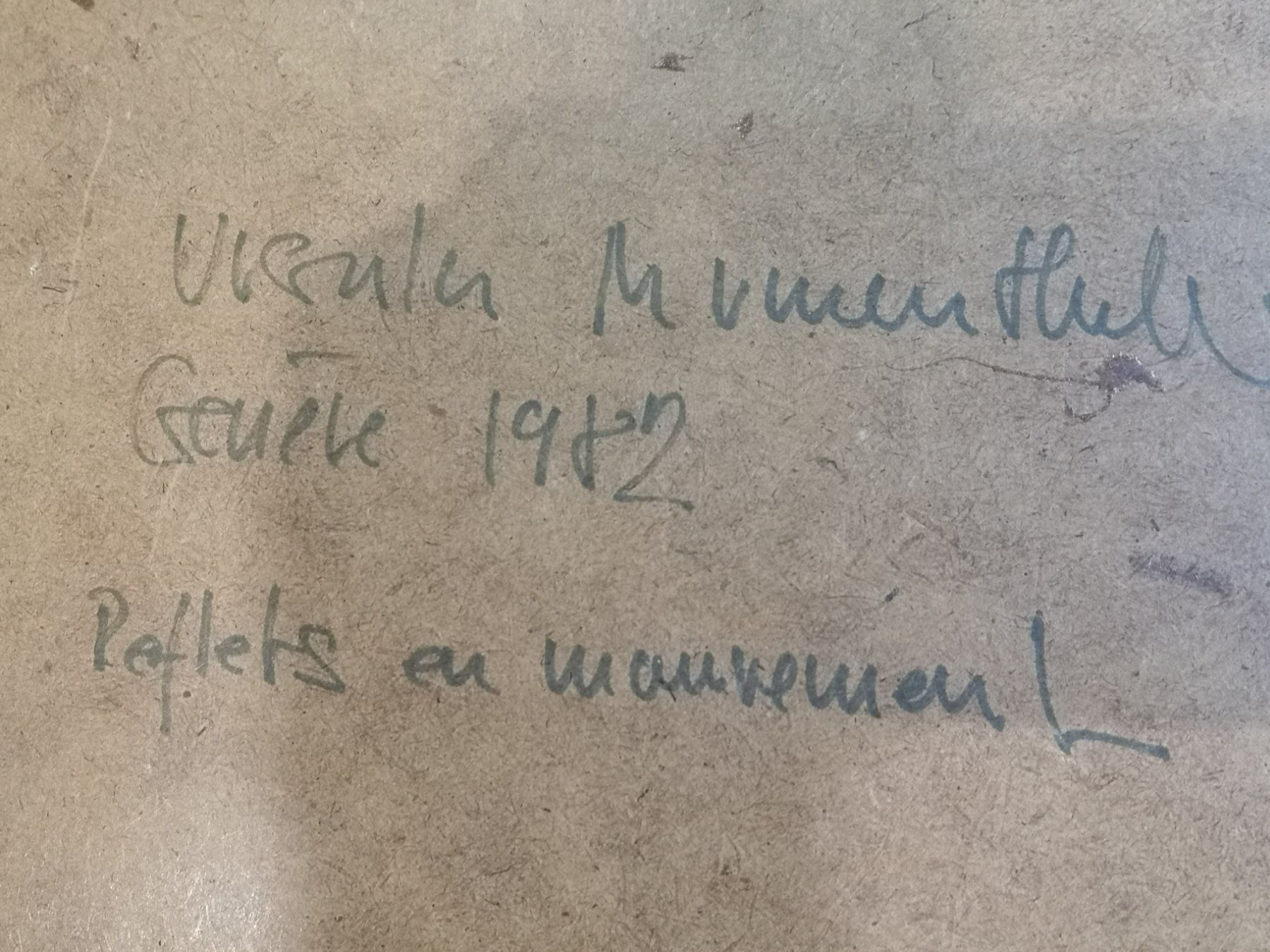 Dipinti: URSULA MUMENTHALER (1955) – Usato da Genève venduto da Qanil77 4