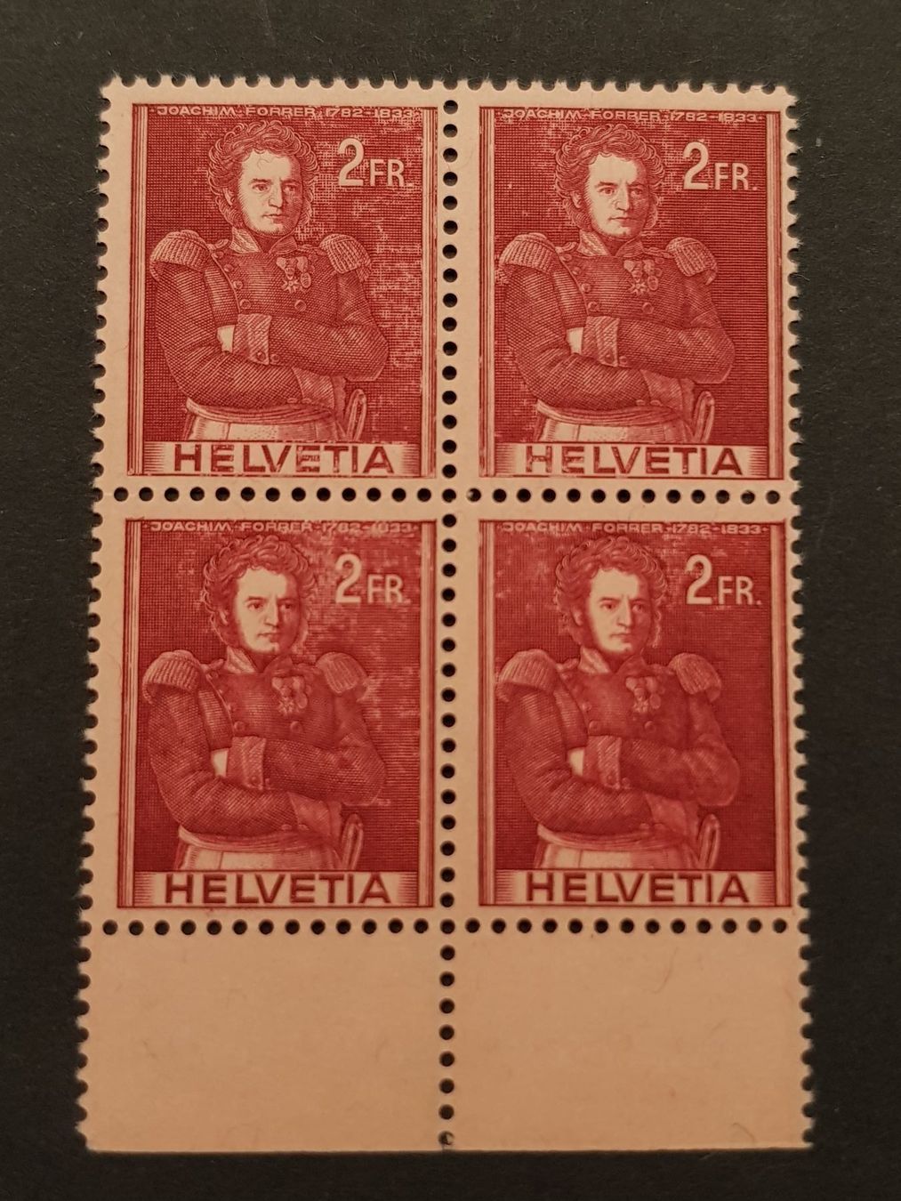 Tutti i francobolli: 251.1.10** 4er Block! Forrer im Nebel – Nuovo (secondo la descrizione) da Buttikon SZ venduto da Mstrubeli
