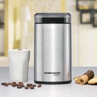 Kaffeemühle Rommelsbacher E 100 Edelstahl mit Schlagmesser
