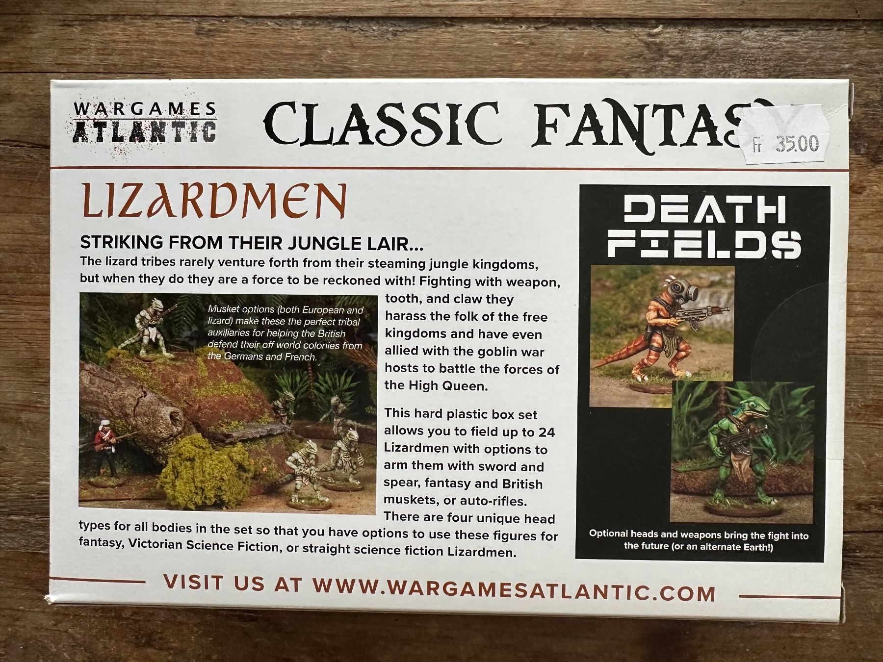 Giochi: Wargames Atlantic Lizardmen Classic Fantasy, Neu & OVP! – Nuovo e nell'imballaggio originale da Teufen AR venduto da games-garni-teufen 1