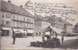 LA CHAUX - de - FONDS, le marché à la place neuve