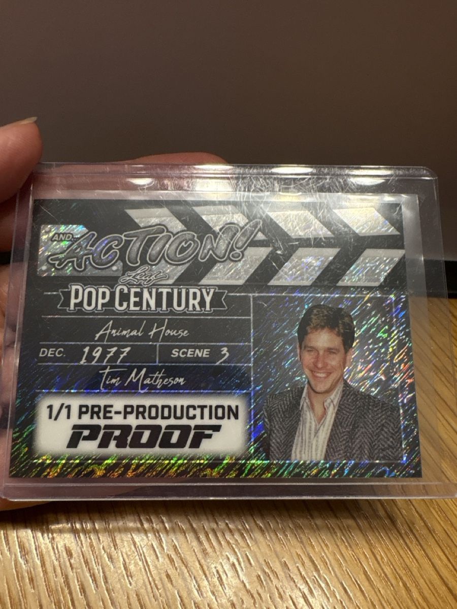 Cartes à collectionner: Trading Card Tim Matheson 1/1 Proof Pre-Production – Neuf (Voir description) à Boningen par Stef_1991 1