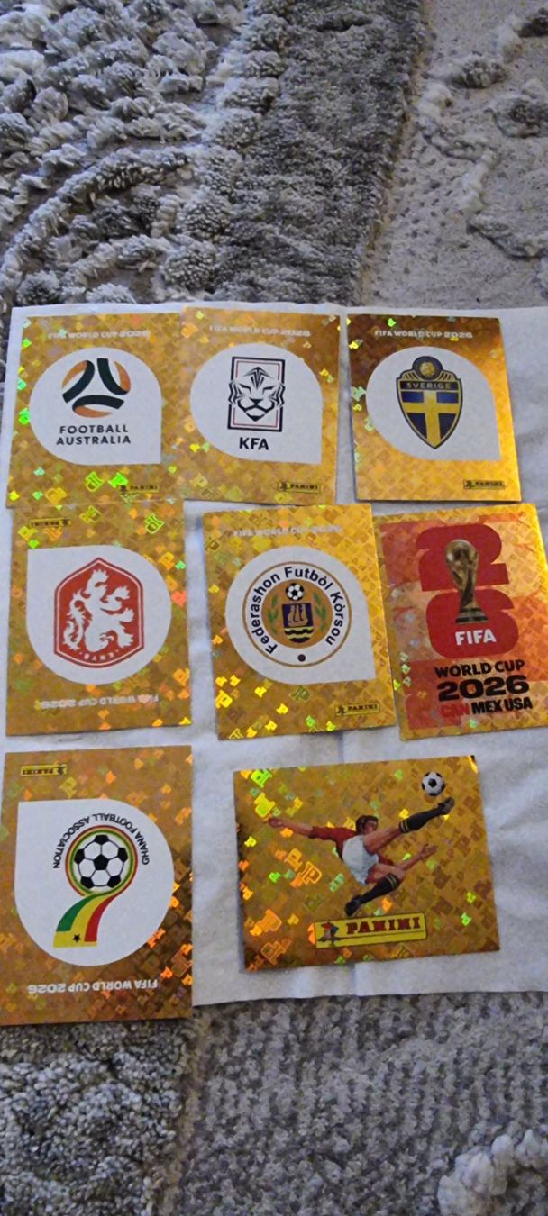 Panini Cartes à collectionner: 8 Panini WM 2026 Sammelbilder – D'occasion à murten par Bmw5r