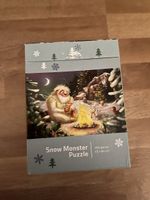 Weihnachtliches Puzzle "Schneemonster" 200 Teile