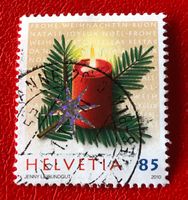 Nr.1373  Kerze 2010 mit Stempel