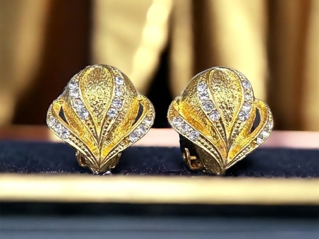 Ohrringe & -stecker: Vintage Ohrringe Luxus Modeschmuck 1960 – Gebraucht aus Lamone von LaCantinaMagica 3