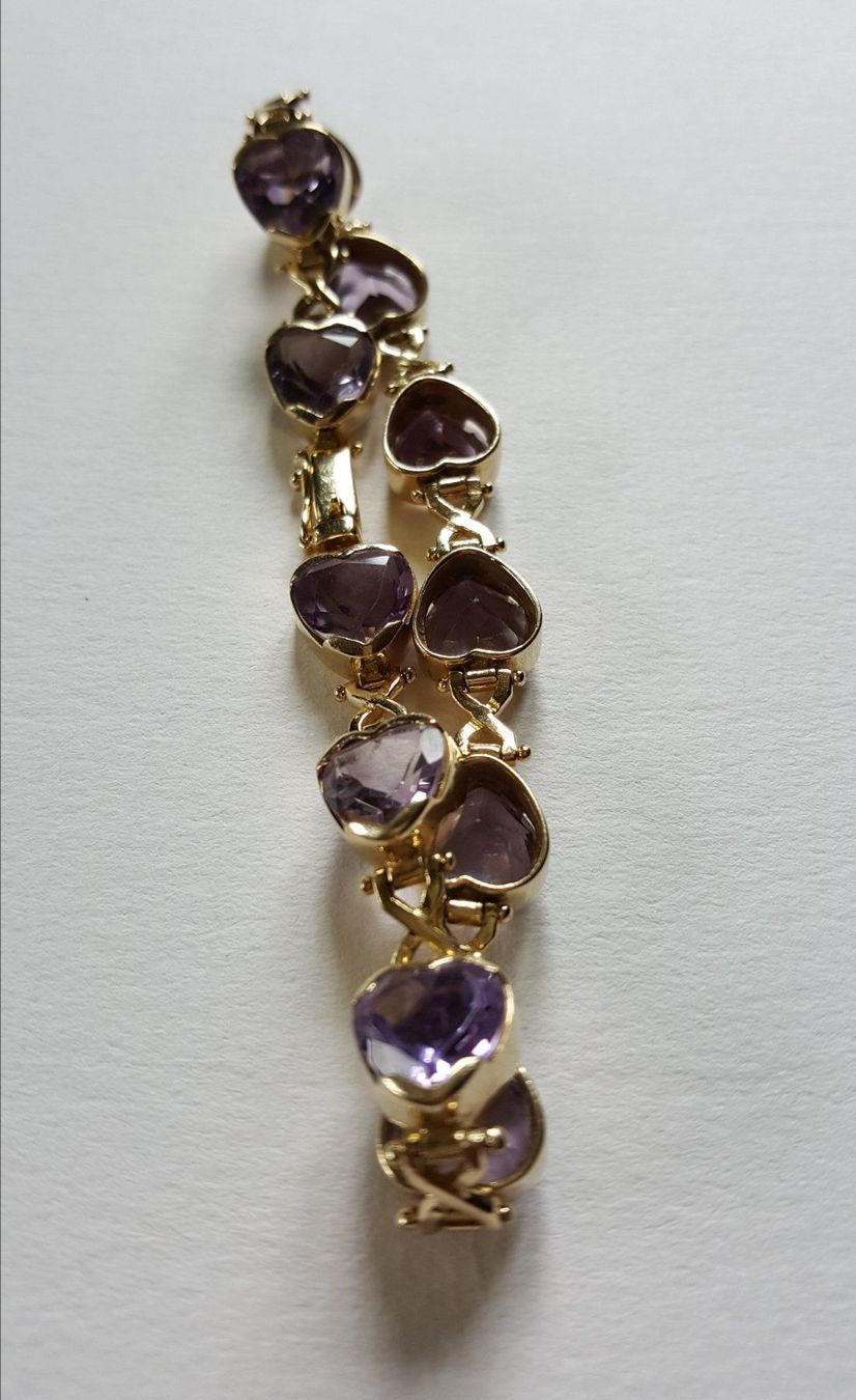 Armbänder & -reifen: Massiv 585 Gold Armband Mit Amethyst – Gebraucht aus Wald ZH von Aniade 8