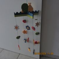 Kinder Mobile Schnecke mit Anhängern/Figuren