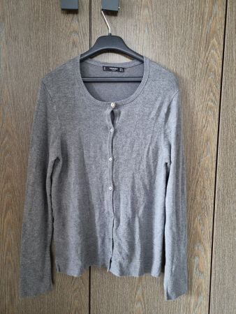Mango Basics Jacke L Grau