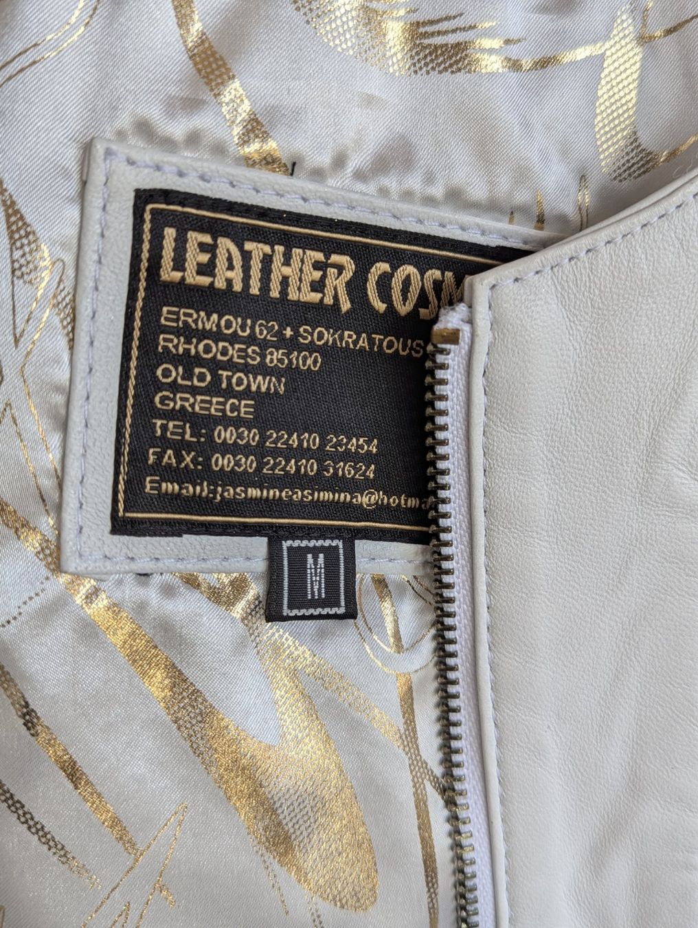 Giacche: Lederjacke weiss, Grösse M – Usato da Bertschikon Gossau venduto da Tokibunny 4