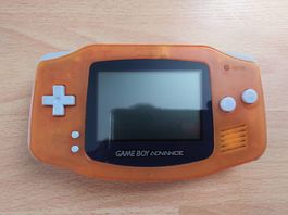 Gameboy Advance orange transparent