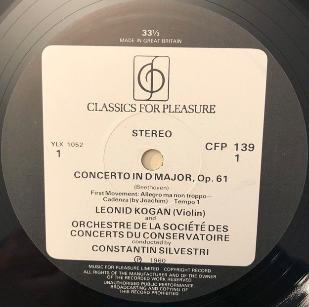 Dischi in vinile: Beethoven – Violinkonzert (LP, Leonid Kogan) – Usato da Grüningen venduto da azulamarillo_vinyl 2