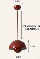 23 cm Lampe suspendue moderne style Nordique en métal