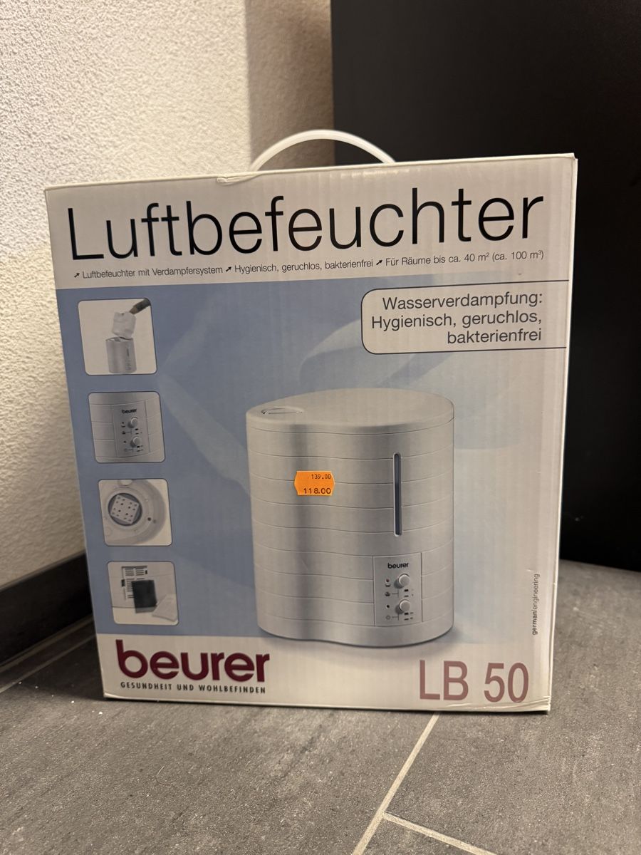 Beurer Umidificatori d'aria: Beurer LB 50 Luftbefeuchter – Nuovo e nell'imballaggio originale da Affeltrangen venduto da Fuelli03