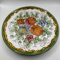 Vintage Modell Hauri Keramikteller handbemalt 25 cm