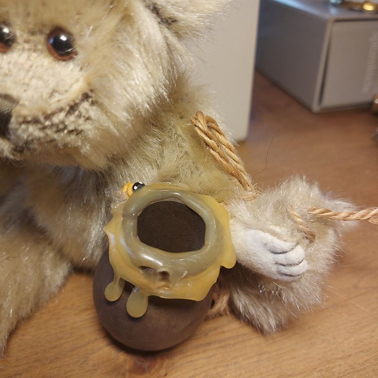 Honigtopf Mit Dipper Aus Holz & Silikon – Sauber & Dekorativ Servieren