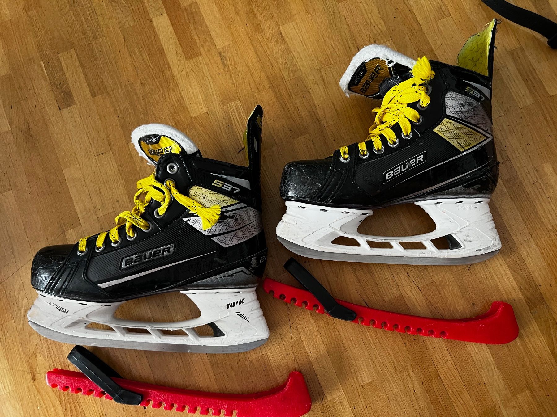 Bauer Pattini da ghiaccio: Junior-Schlittschuhe Bauer Supreme S37 – Usato da Zürich venduto da luc70 1