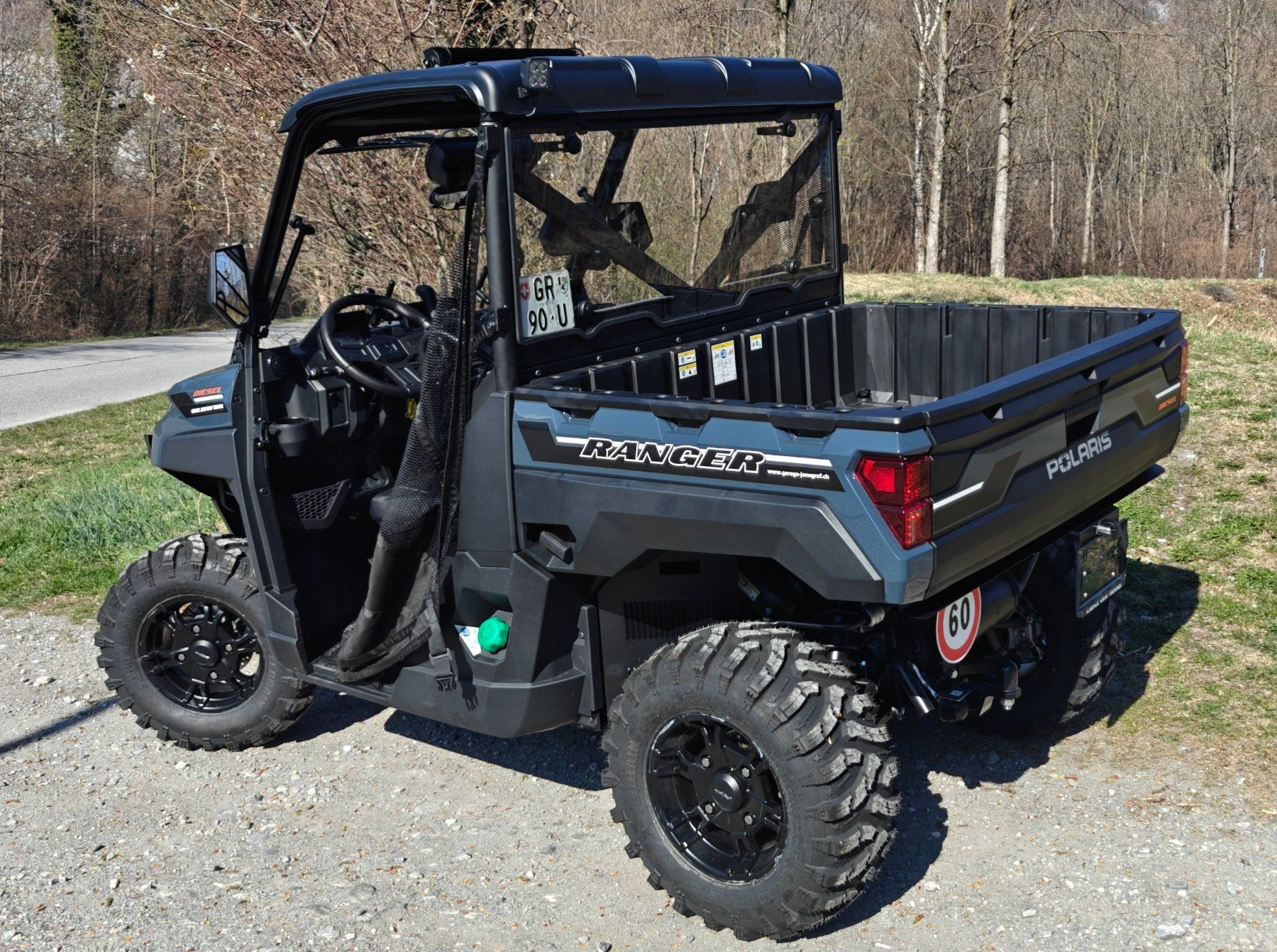 Polaris ATVs / Quads: Polaris Ranger Deluxe Diesel – Neu (gemäss Beschreibung) aus Trimmis von 0004 6