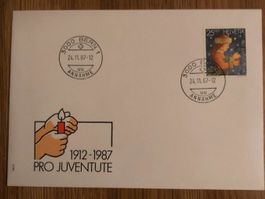 FDC Pro Juventute 24.11.87
