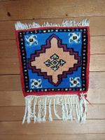 Handgeknüpfter Wandteppich /Orientteppich 40cm x 40cm