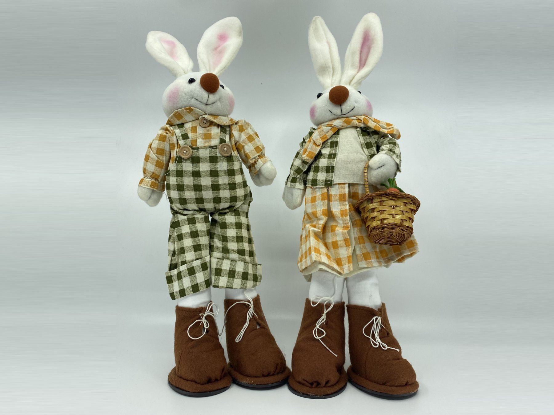 Tessuti: Herziges Stoff-Osterhasenpärchen 25 cm – Nuovo (secondo la descrizione) da Langwiesen venduto da rtWebshop 2