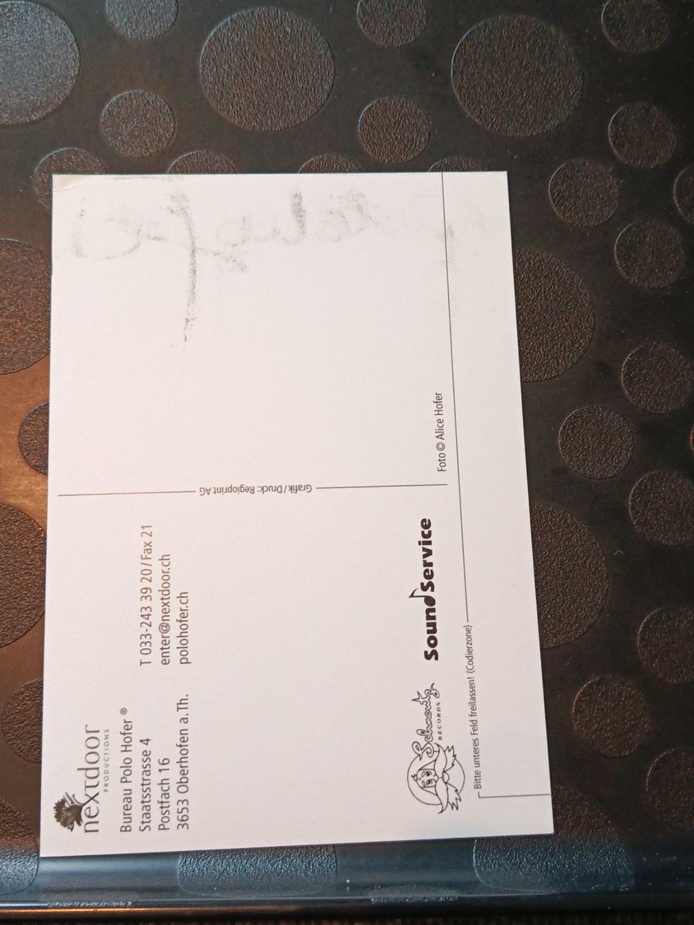Autogramme: Polo Hofer - handsignierte Autogrammkarte – Gebraucht aus Menziken von Artographs 1