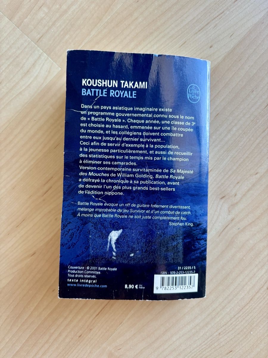 Libri: Livre - Battle Royale – Usato da Denens venduto da RomainSecondeMain 3