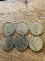 6x 20 Rappen 1883-1898